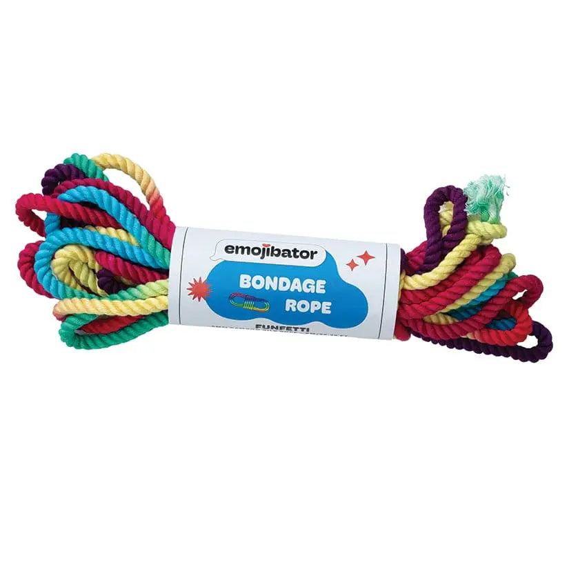Emojibator® Funfetti Bamboo Bondage Rope - Rolik®