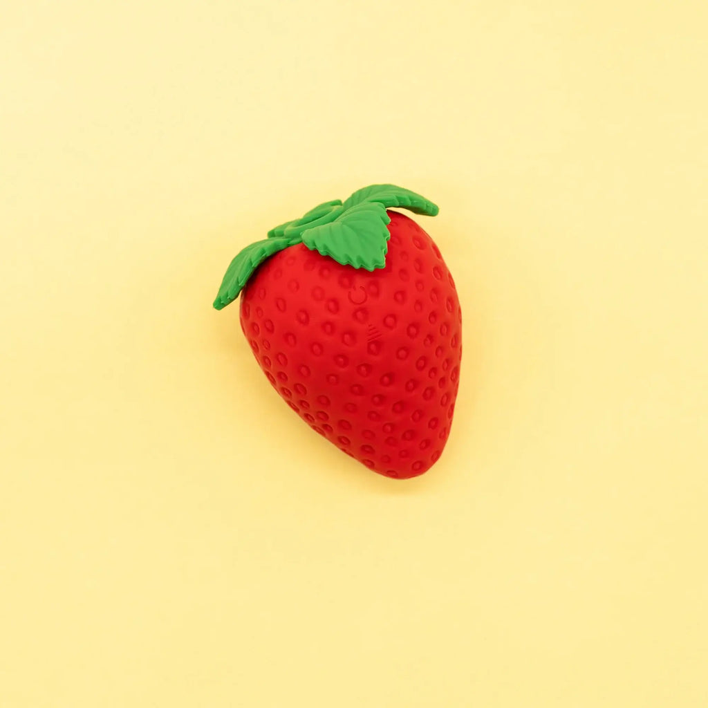 Emojibator® Strawberry Vibrator & Suction Toy