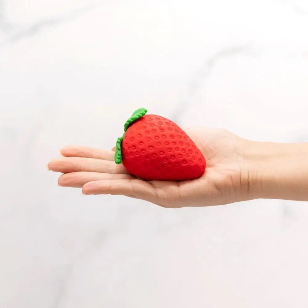 Emojibator® Strawberry Vibrator & Suction Toy - Rolik®