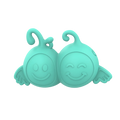 Our Erotic Journey® Zodiac Collection Gemini Mini Vibrator - Aqua