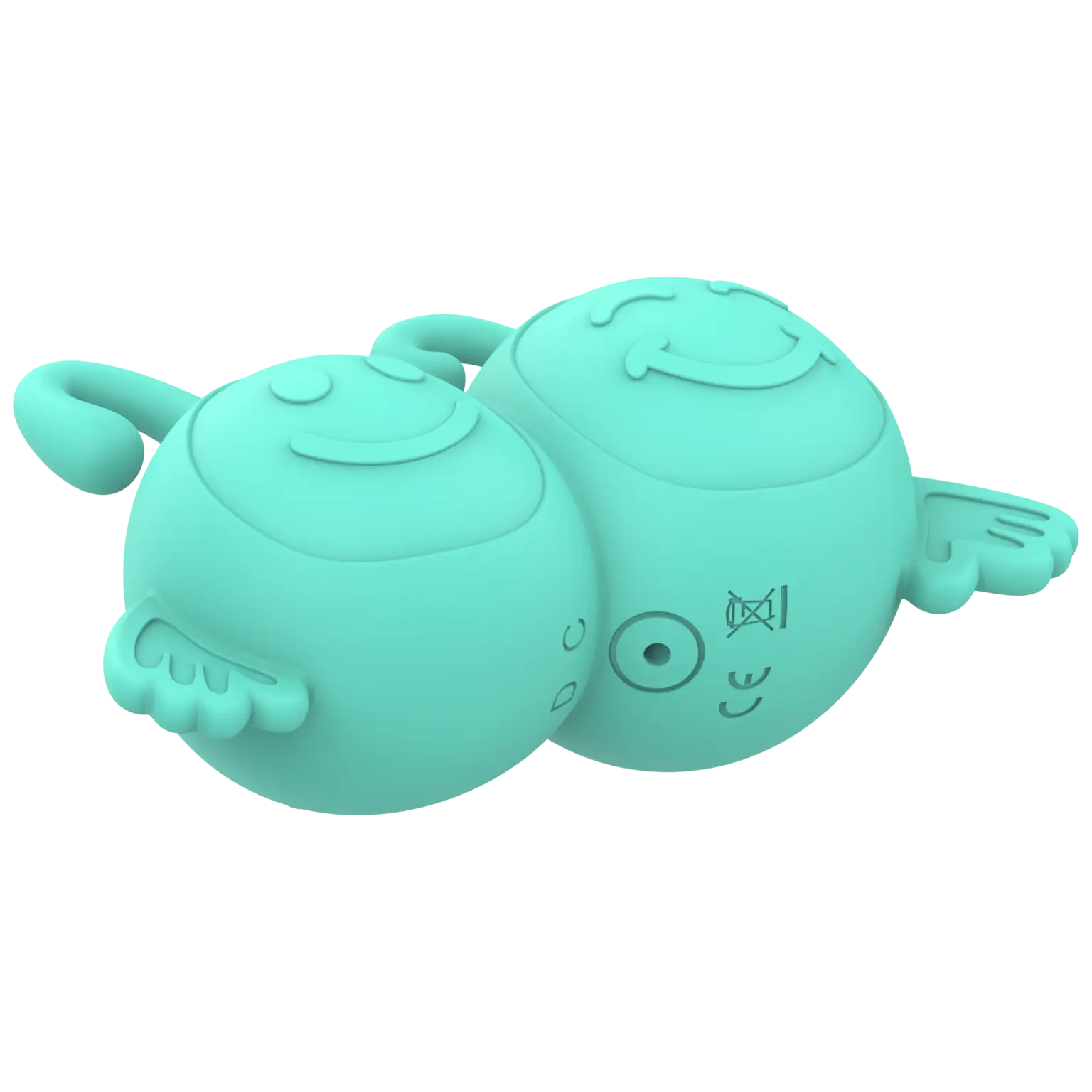 Our Erotic Journey® Zodiac Collection Gemini Mini Vibrator - Aqua