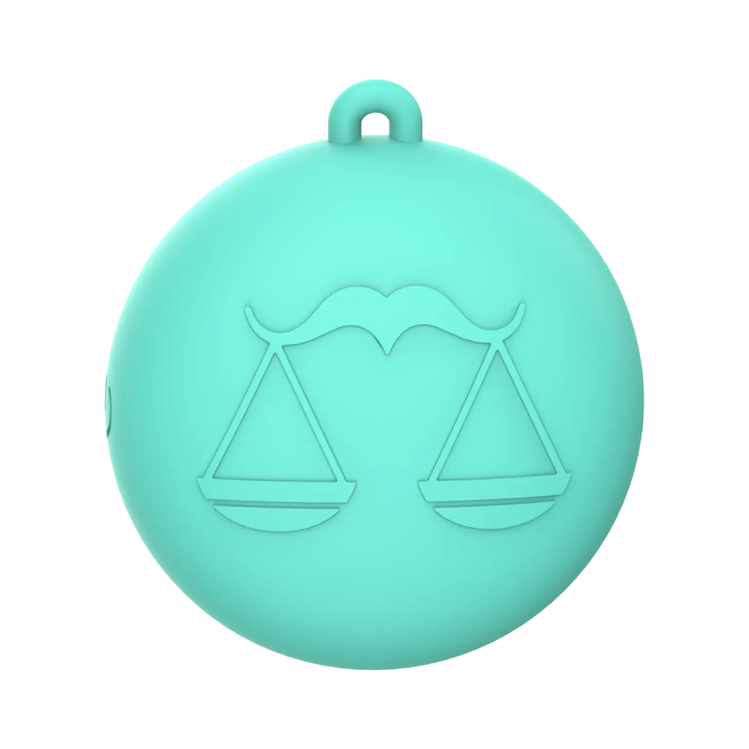 Our Erotic Journey® Zodiac Collection Libra Mini Vibrator - Turquoise