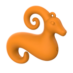 Our Erotic Journey® Zodiac Collection Capricorn Mini Vibrator - Orange