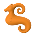 Our Erotic Journey® Zodiac Collection Capricorn Mini Vibrator - Orange