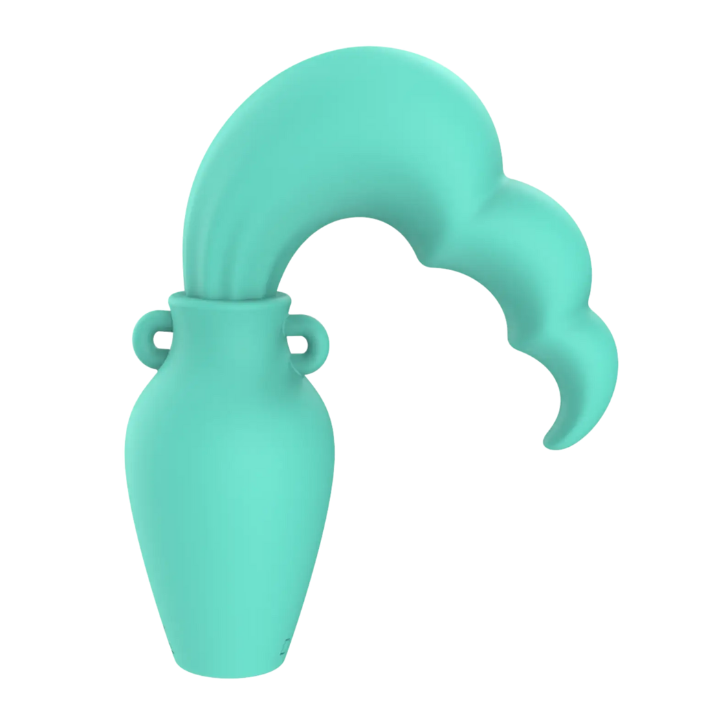 Our Erotic Journey® Zodiac Collection Aquarius Mini Vibrator - Seafoam