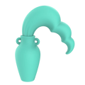 Our Erotic Journey® Zodiac Collection Aquarius Mini Vibrator - Seafoam