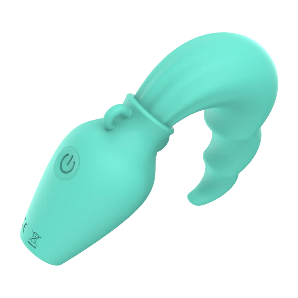 Our Erotic Journey® Zodiac Collection Aquarius Mini Vibrator - Seafoam