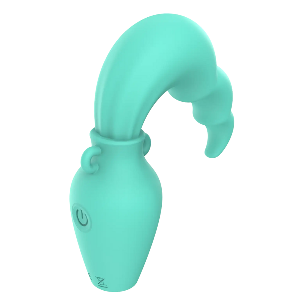 Our Erotic Journey® Zodiac Collection Aquarius Mini Vibrator - Seafoam
