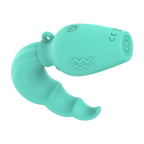 Our Erotic Journey® Zodiac Collection Aquarius Mini Vibrator - Seafoam
