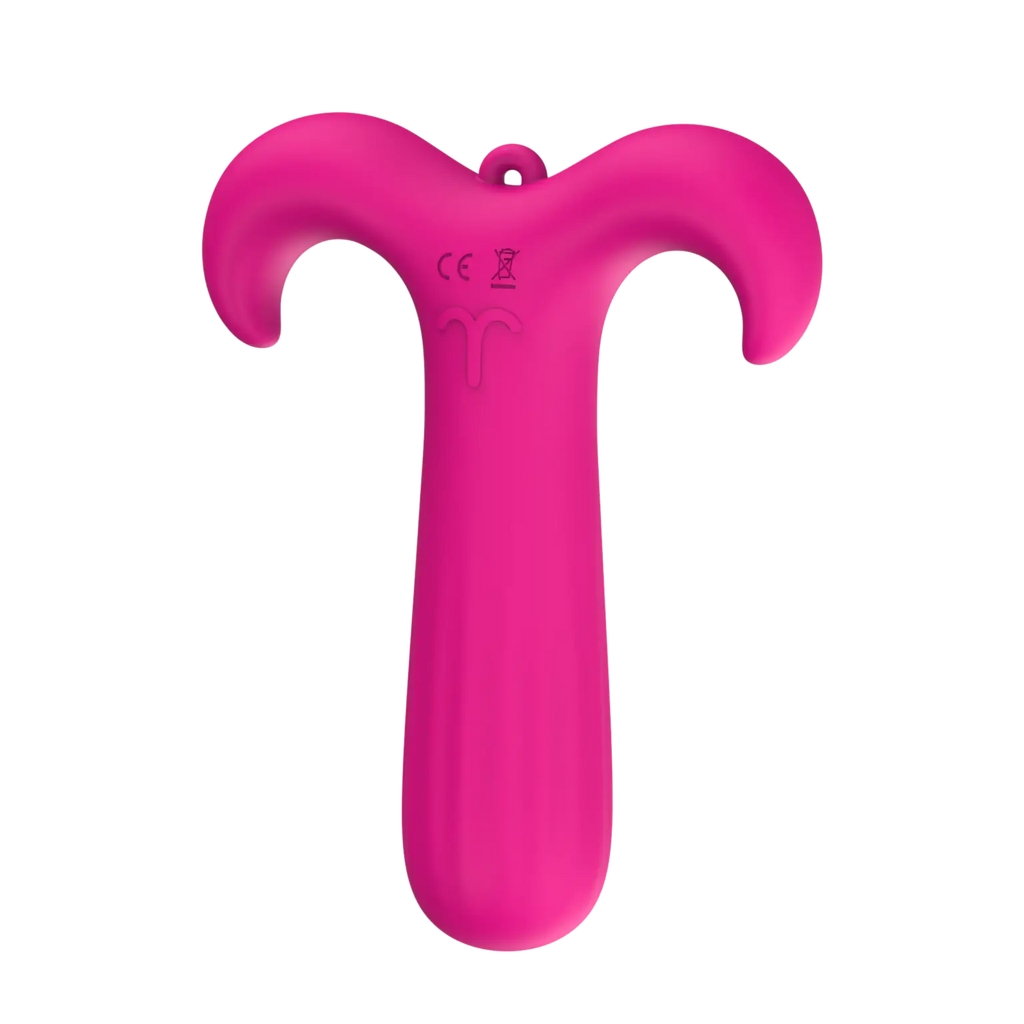 Our Erotic Journey® Zodiac Collection Aries Mini Vibrator - Hot Pink