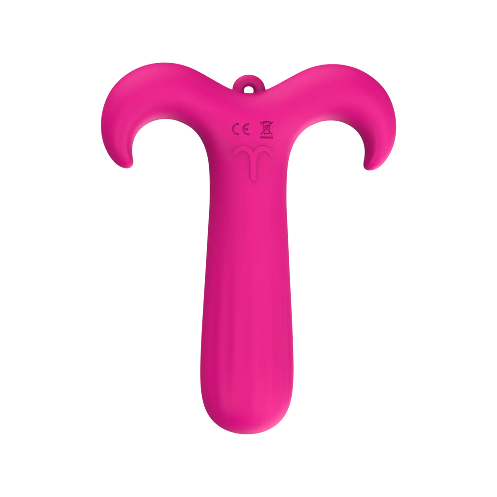 Our Erotic Journey® Zodiac Collection Aries Mini Vibrator - Hot Pink