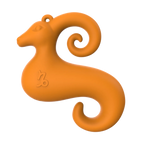 Our Erotic Journey® Zodiac Collection Capricorn Mini Vibrator - Orange