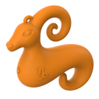 Our Erotic Journey® Zodiac Collection Capricorn Mini Vibrator - Orange