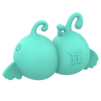 Our Erotic Journey® Zodiac Collection Gemini Mini Vibrator - Aqua