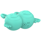 Our Erotic Journey® Zodiac Collection Gemini Mini Vibrator - Aqua