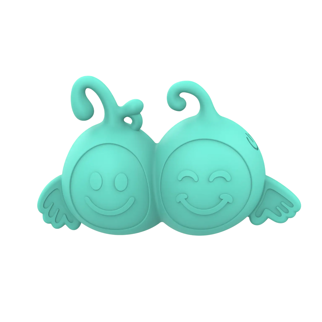 Our Erotic Journey® Zodiac Collection Gemini Mini Vibrator - Aqua