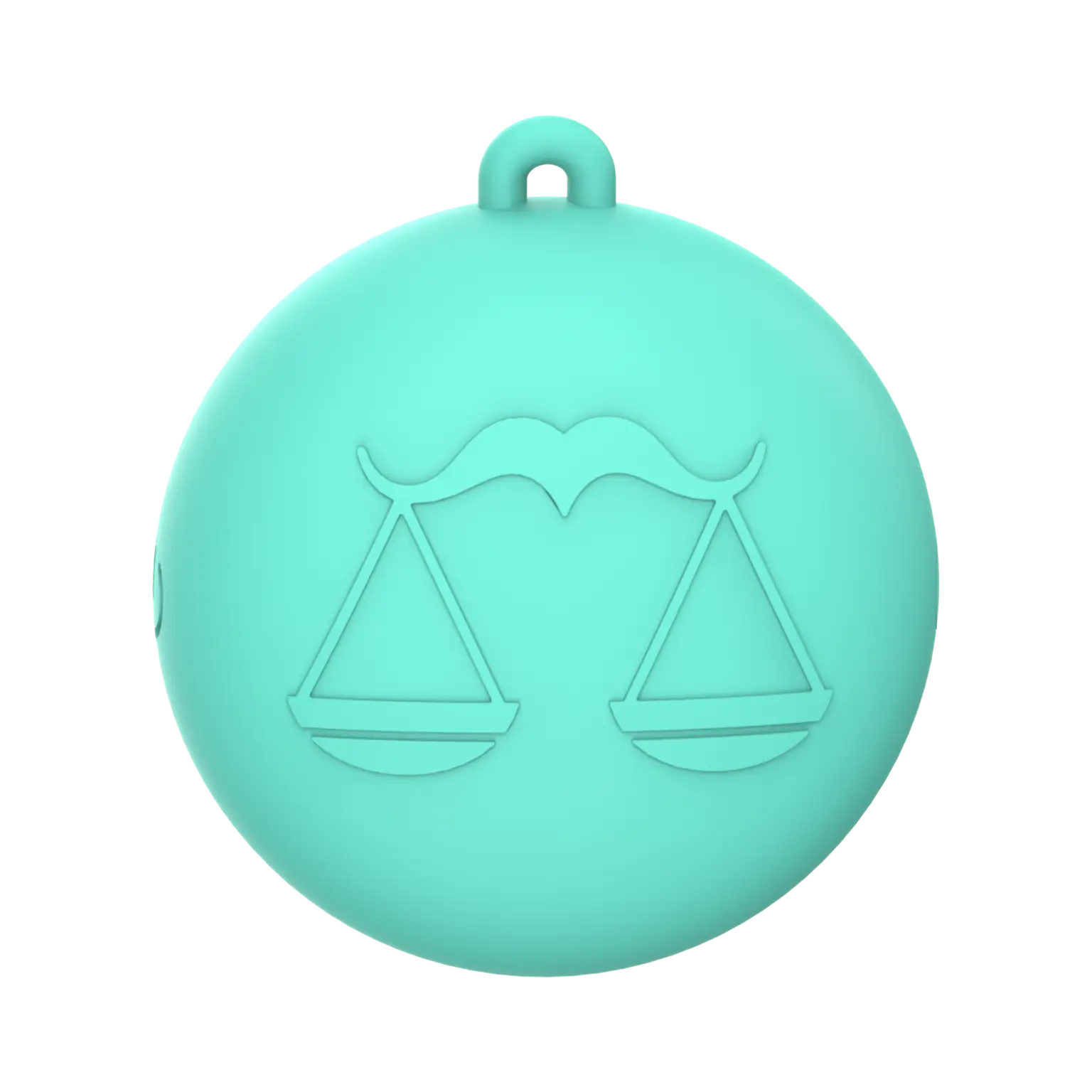 Our Erotic Journey® Zodiac Collection Libra Mini Vibrator - Turquoise