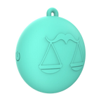 Our Erotic Journey® Zodiac Collection Libra Mini Vibrator - Turquoise