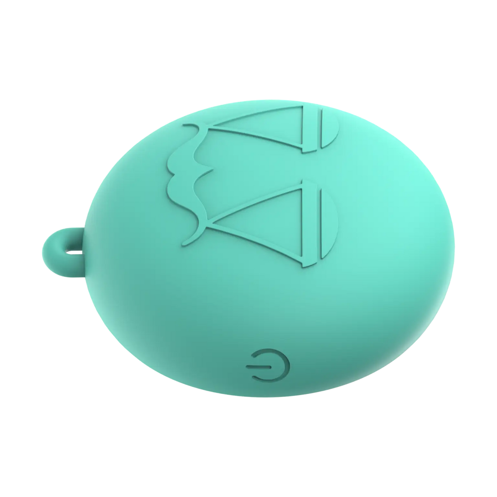 Our Erotic Journey® Zodiac Collection Libra Mini Vibrator - Turquoise