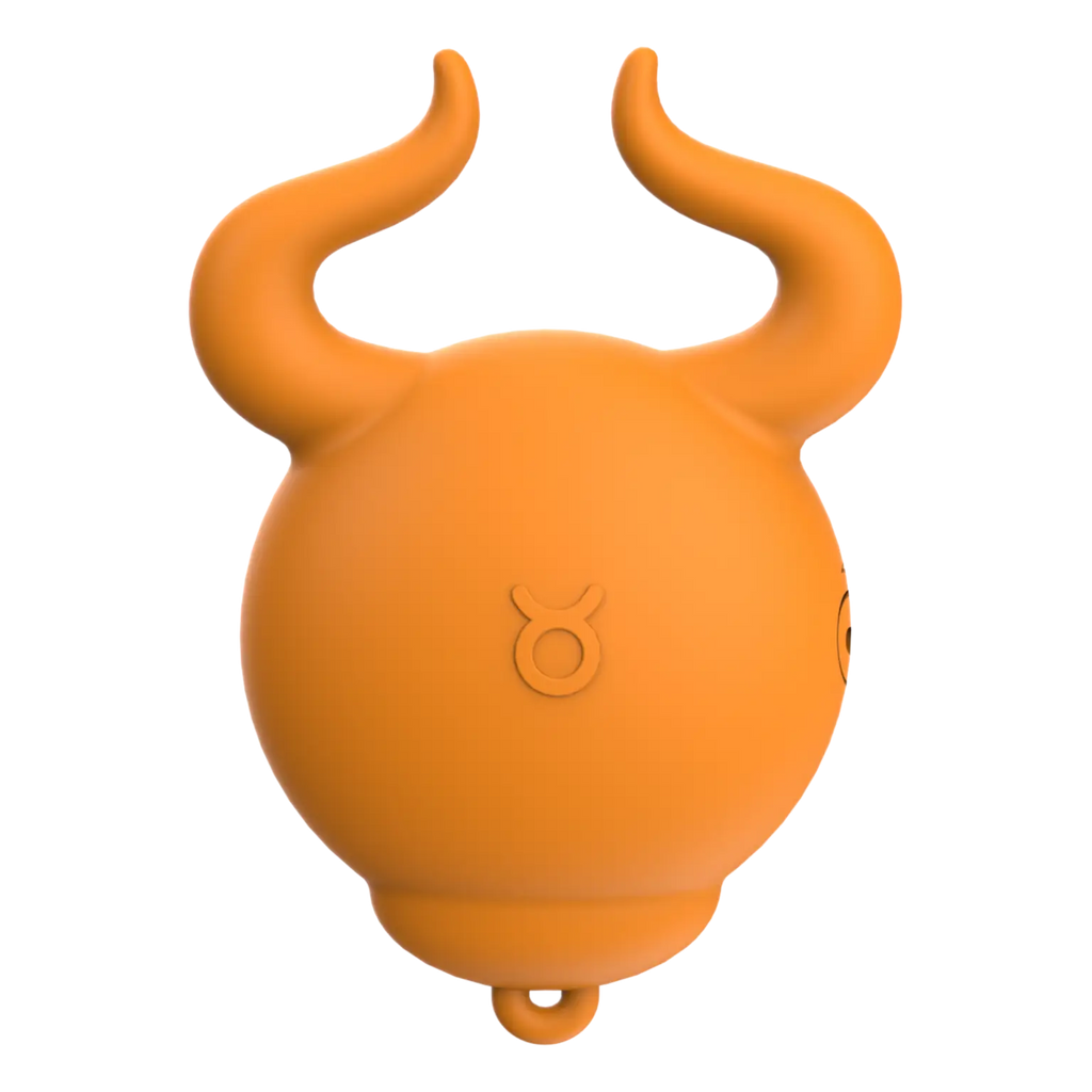 Our Erotic Journey® Zodiac Collection Taurus Mini Vibrator - Orange