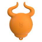 Our Erotic Journey® Zodiac Collection Taurus Mini Vibrator - Orange