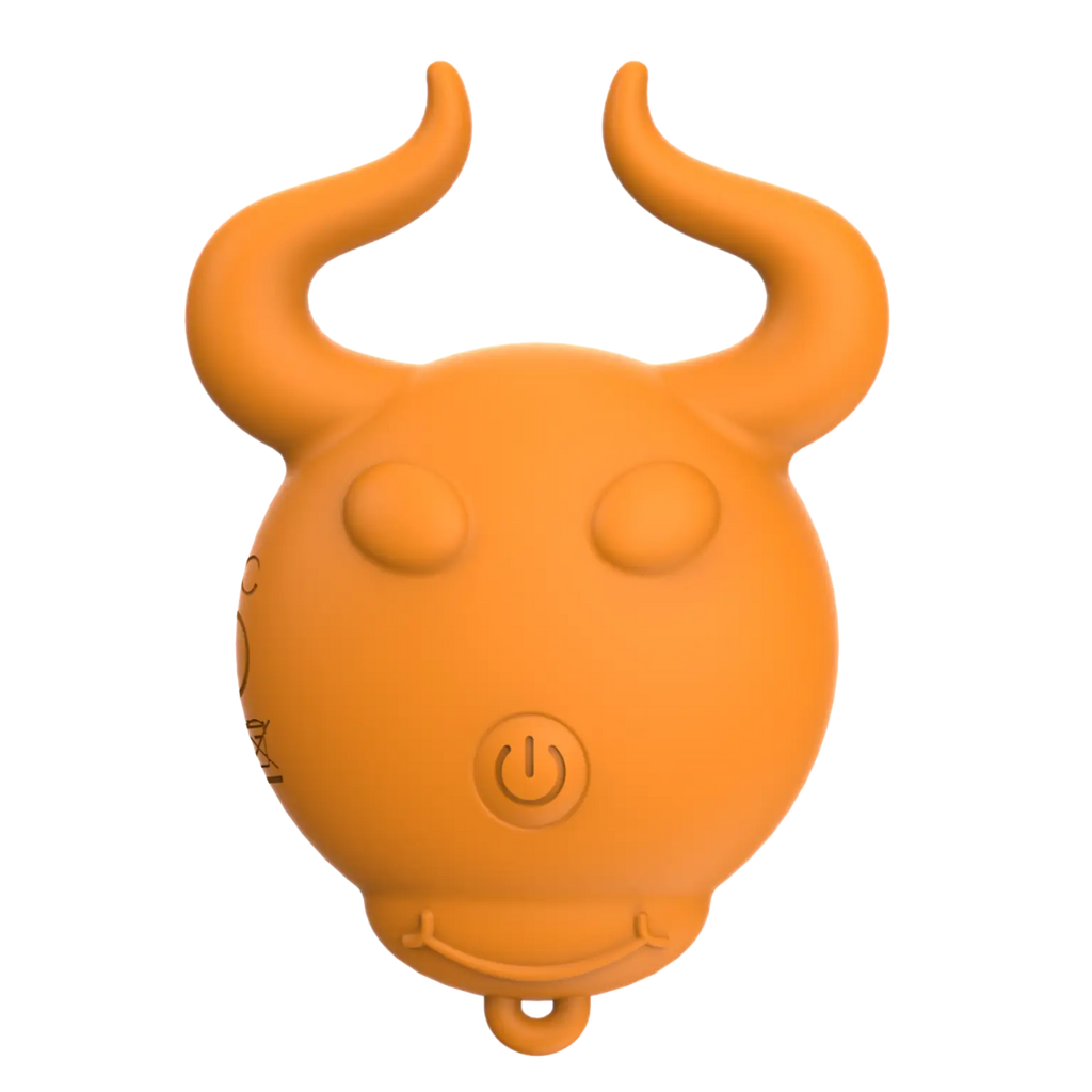 Our Erotic Journey® Zodiac Collection Taurus Mini Vibrator - Orange