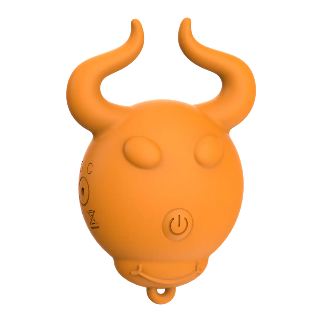Our Erotic Journey® Zodiac Collection Taurus Mini Vibrator - Orange