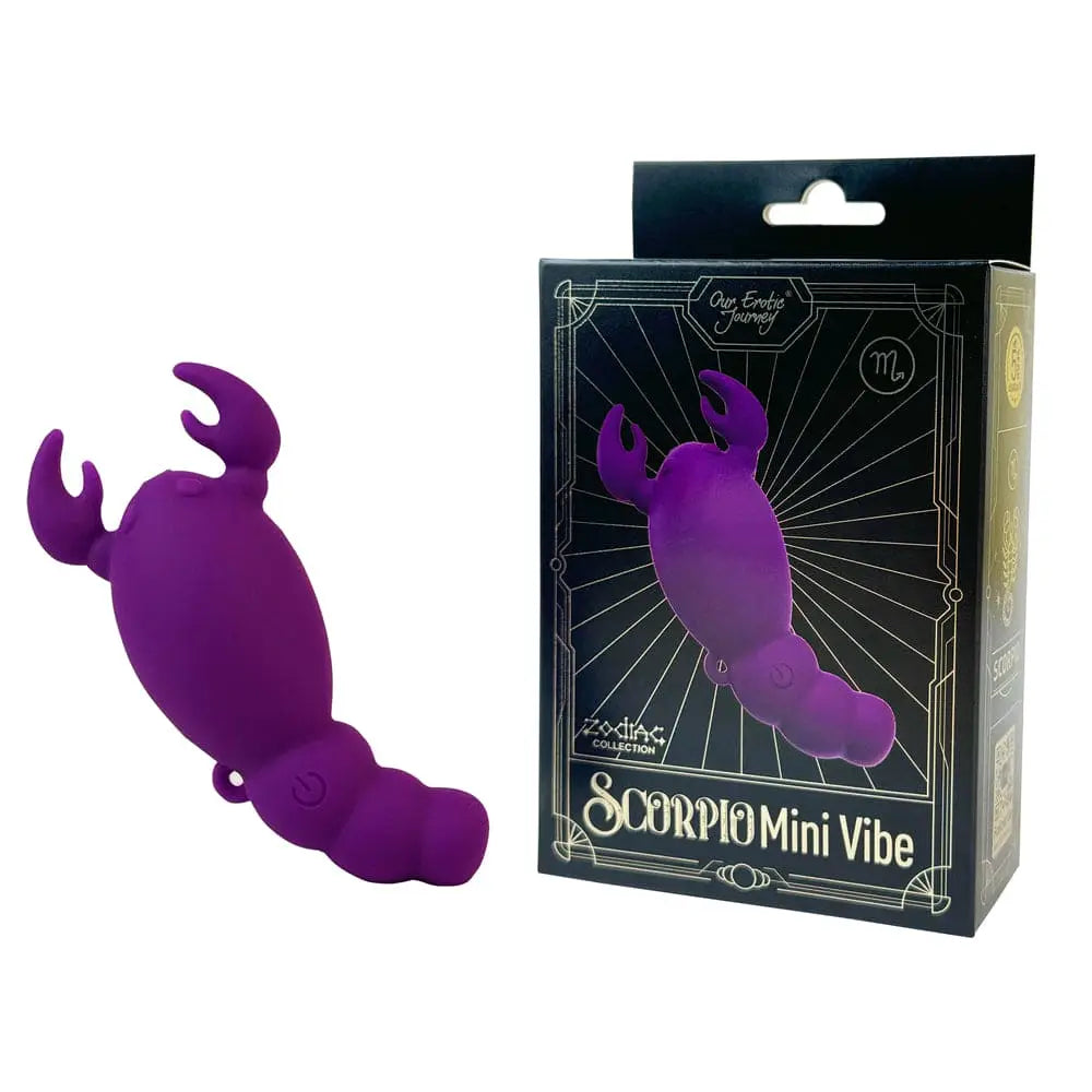 Our Erotic Journey® Zodiac Collection Scorpio Mini Vibrator - Rolik®