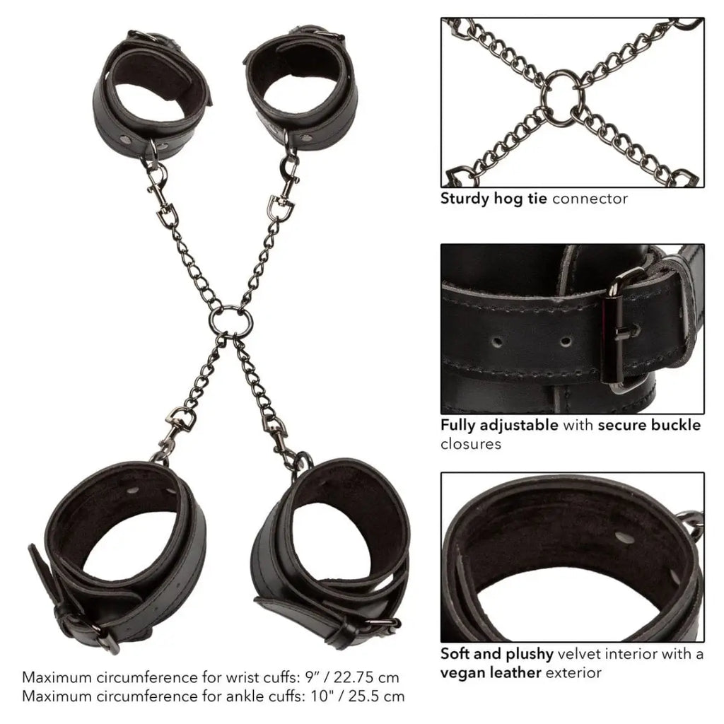 Euphoria Collection Hog Tie with Wrist and Ankle Cuffs - Rolik®