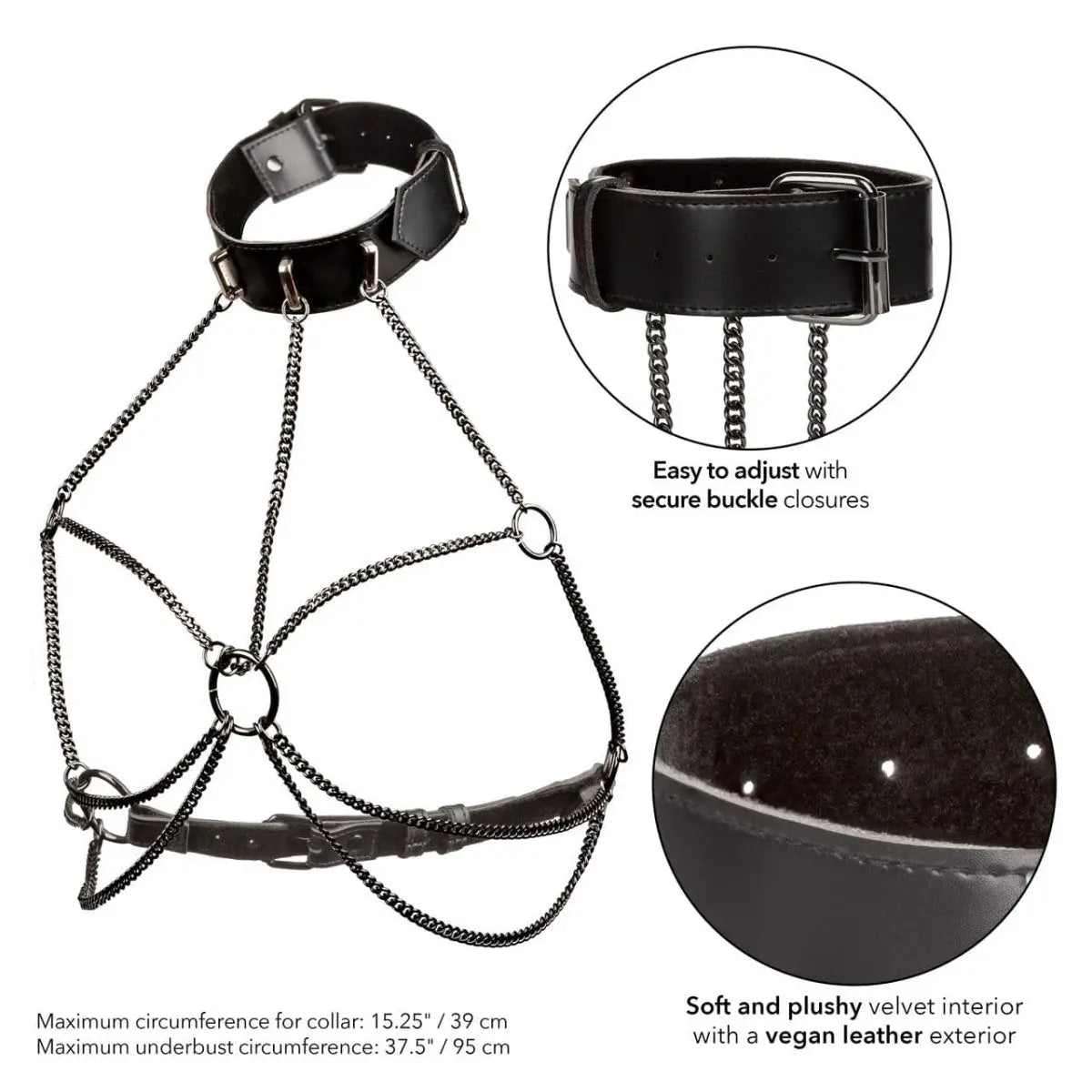 Euphoria Collection Multi Chain Collar Harness - Rolik®