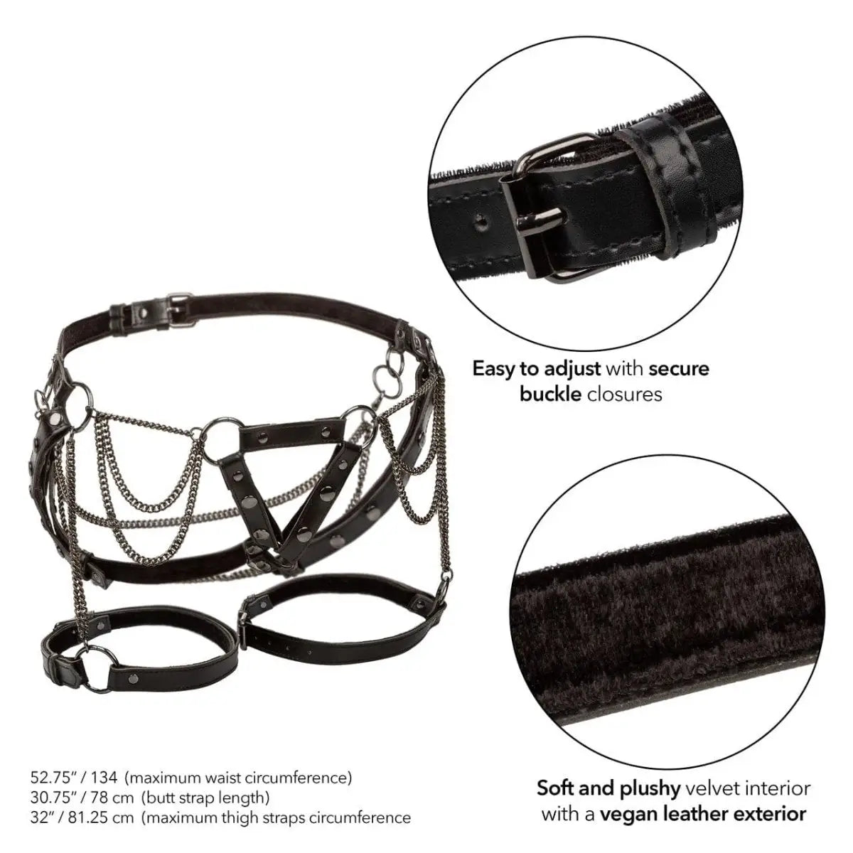 Euphoria Collection Thigh Harness With Chains - Rolik®