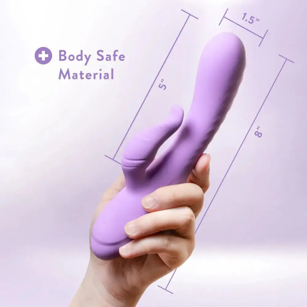 Evelyn 8" Rabbit Vibrator - Rolik®