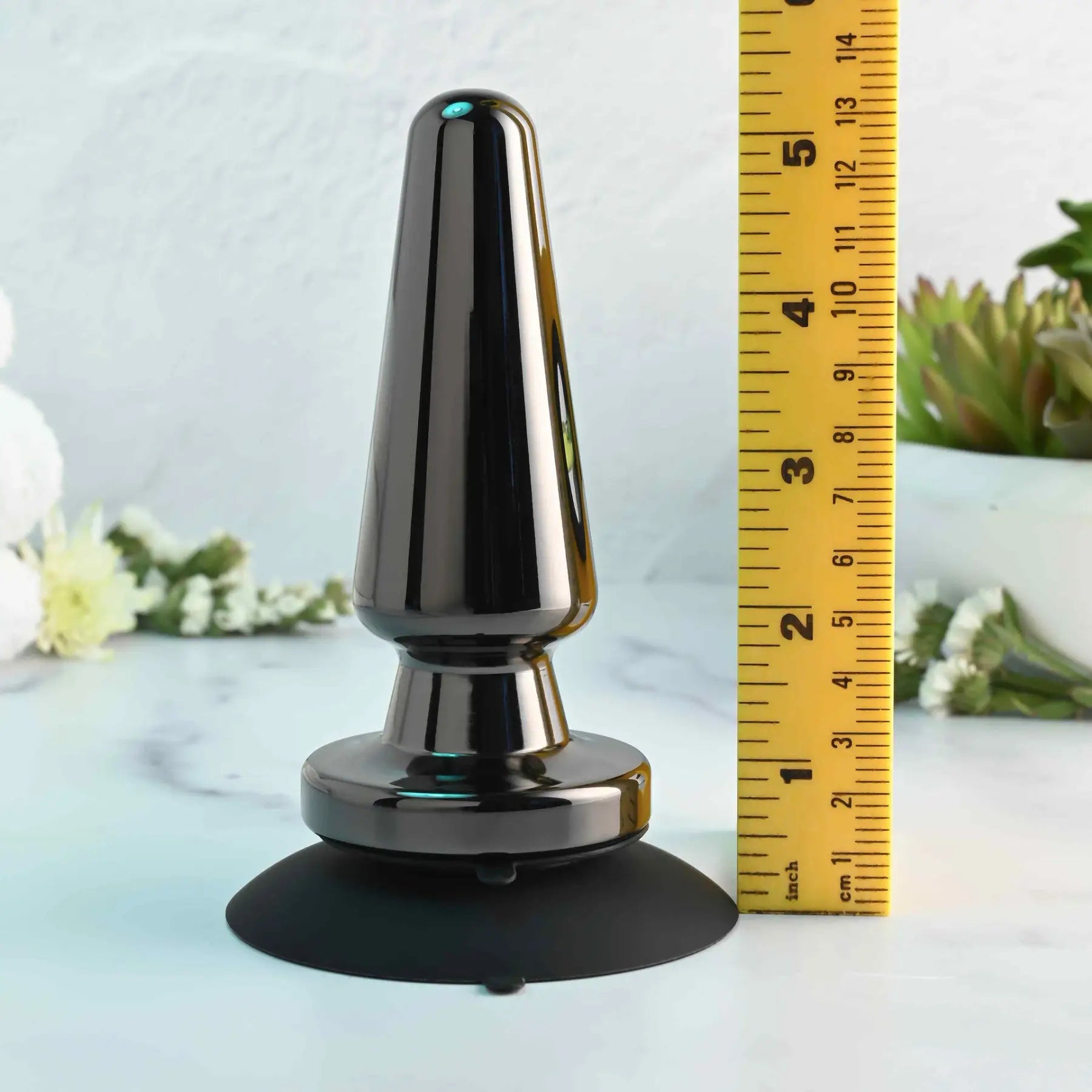 Evolved® Advanced Vibrating Rechargeable Metal Plug - Silver - Butt Plug