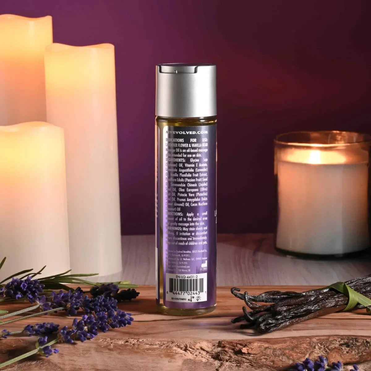 Evolved® Anoint Perfumery Lavender Flower & Vanilla Bean Massage Oil - Rolik®