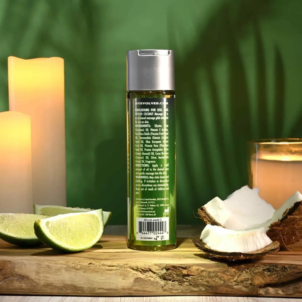 Evolved® Anoint Perfumery Lime Infused Coconut Massage Oil - Rolik®