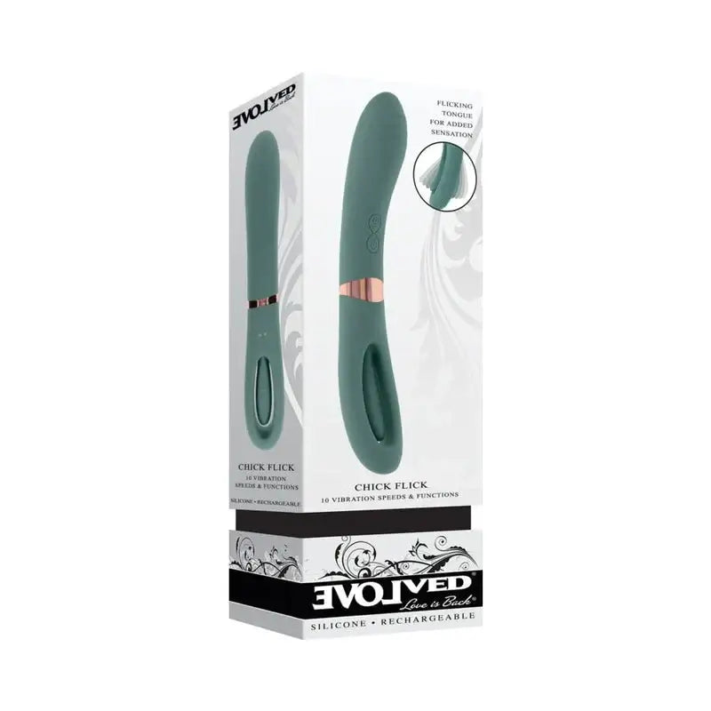 Evolved® Chick Flick Vibrator With Flicker - Rolik®