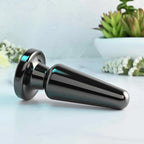 Evolved® Advanced Vibrating Rechargeable Metal Plug - Silver - Butt Plug