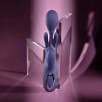 Evolved® Novelties Bow Down Dual-Action G-Spot & Clitoral Rabbit Vibrator Dark Purple