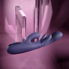 Evolved® Novelties Bow Down Dual-Action G-Spot & Clitoral Rabbit Vibrator Dark Purple