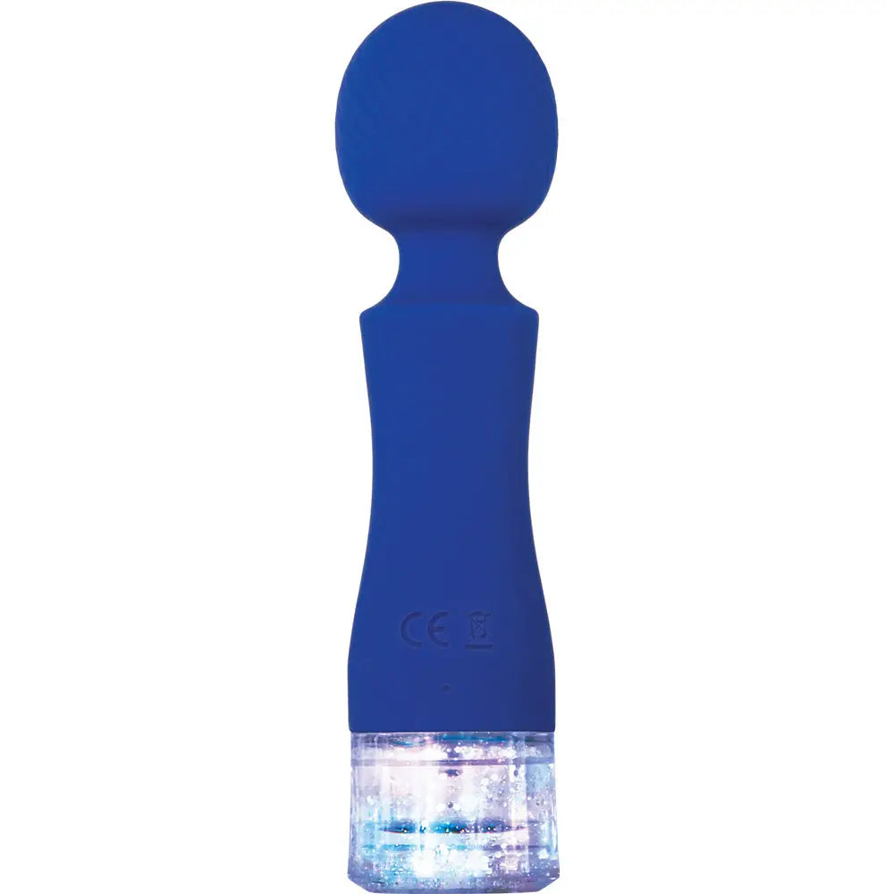 Dazzle Rechargeable Wand Vibrator - Blue