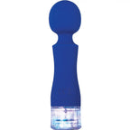 Dazzle Rechargeable Wand Vibrator - Blue