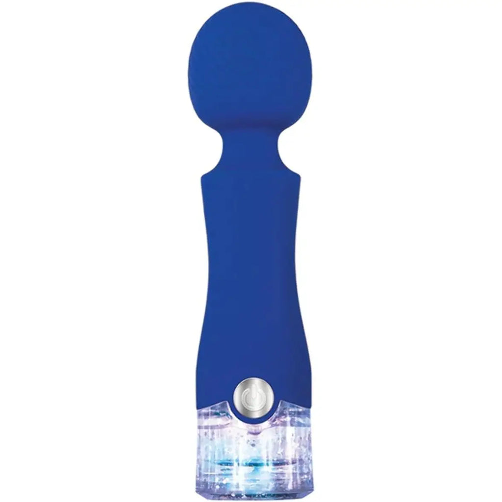 Dazzle Rechargeable Wand Vibrator - Blue