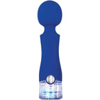 Dazzle Rechargeable Wand Vibrator - Blue