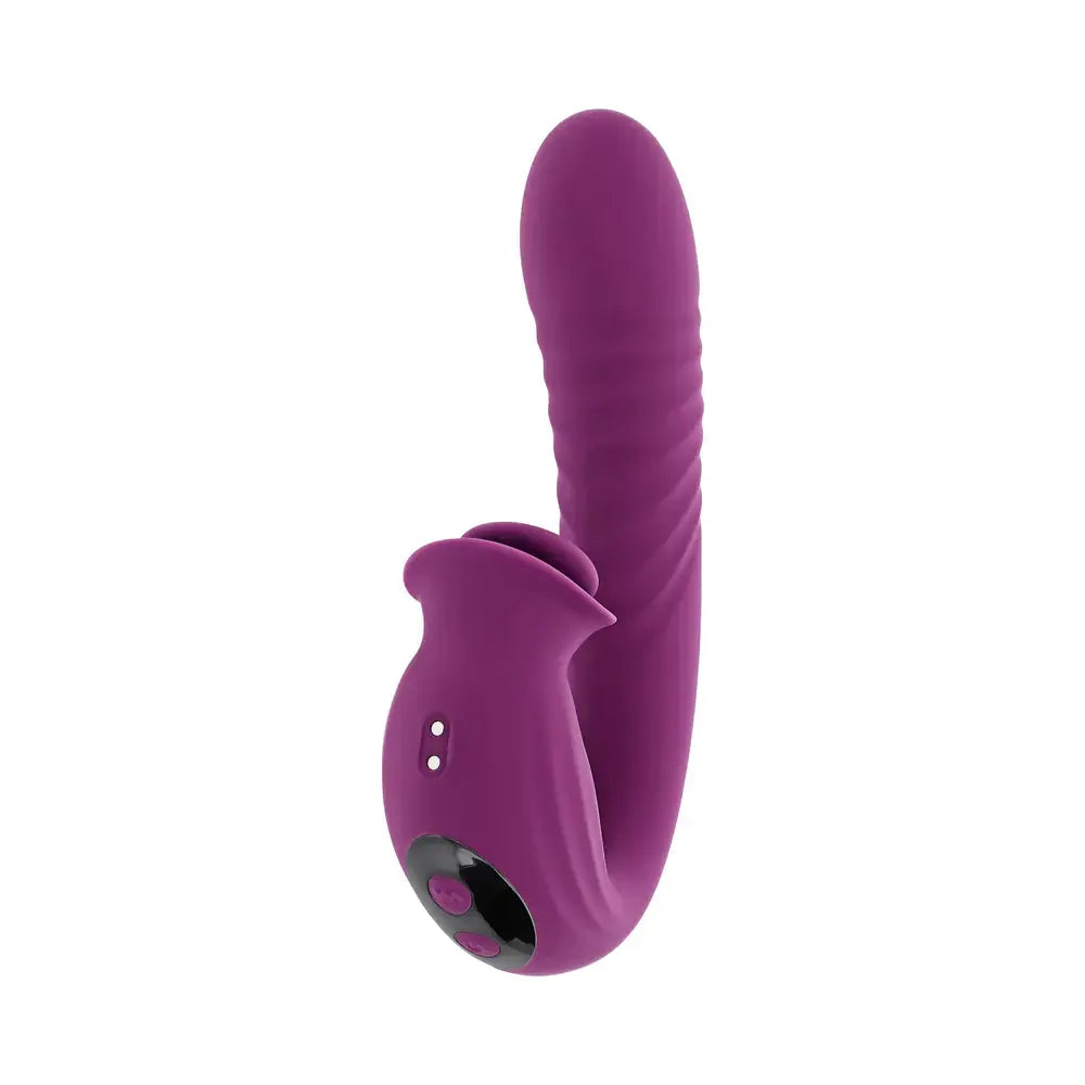 Evolved® Novelties Deep Ecstasy Clitoral & G-Spot Stimulator Purple