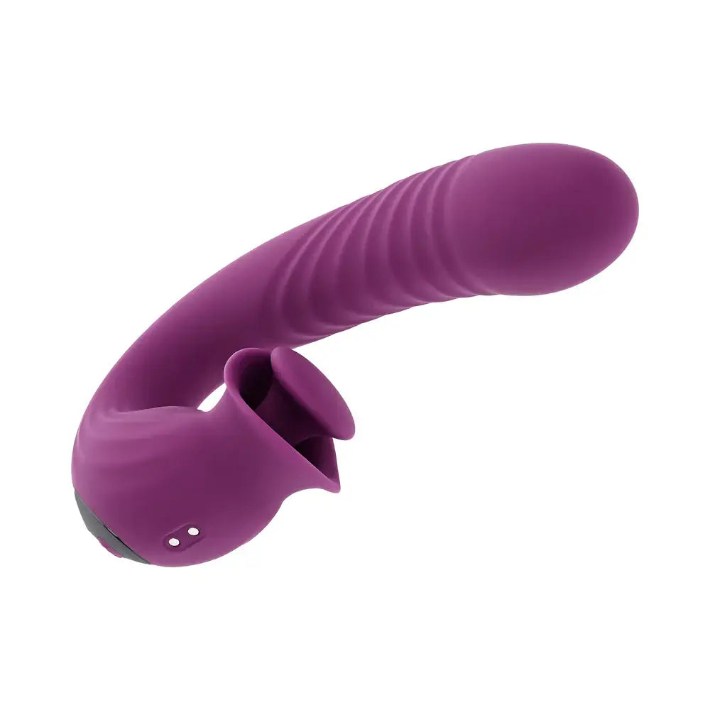 Evolved® Novelties Deep Ecstasy Clitoral & G-Spot Stimulator Purple