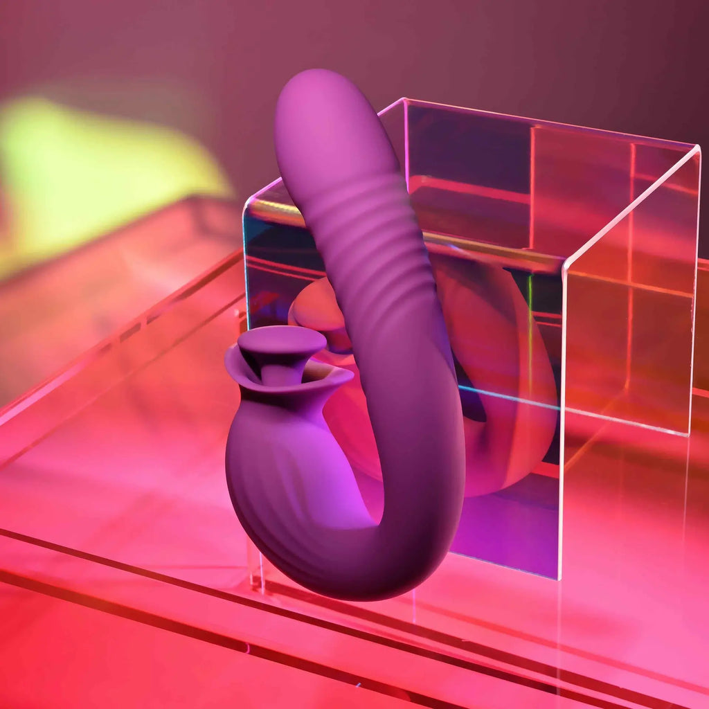 Evolved® Novelties Deep Ecstasy Clitoral & G-Spot Stimulator Purple