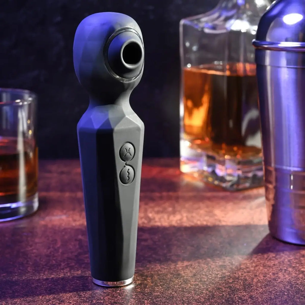 Evolved® Rainbow Sucker Dual Function Wand Vibrator - Rolik®