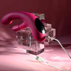 Evolved® Novelties Evolved Gentle Persuasion Come-Hither Rabbit Vibrator Cerise