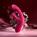 Evolved® Novelties Evolved Gentle Persuasion Come-Hither Rabbit Vibrator Cerise