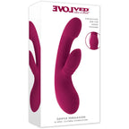 Evolved® Novelties Evolved Gentle Persuasion Come-Hither Rabbit Vibrator Cerise